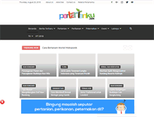 Tablet Screenshot of pertanianku.com